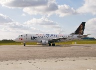 LOT olish Airlines wirbt mit da Vinci-Bild für Krakau