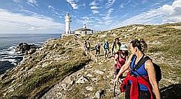 Galizien, Wanderung zum Leuchtturm am Camiño dos Faros