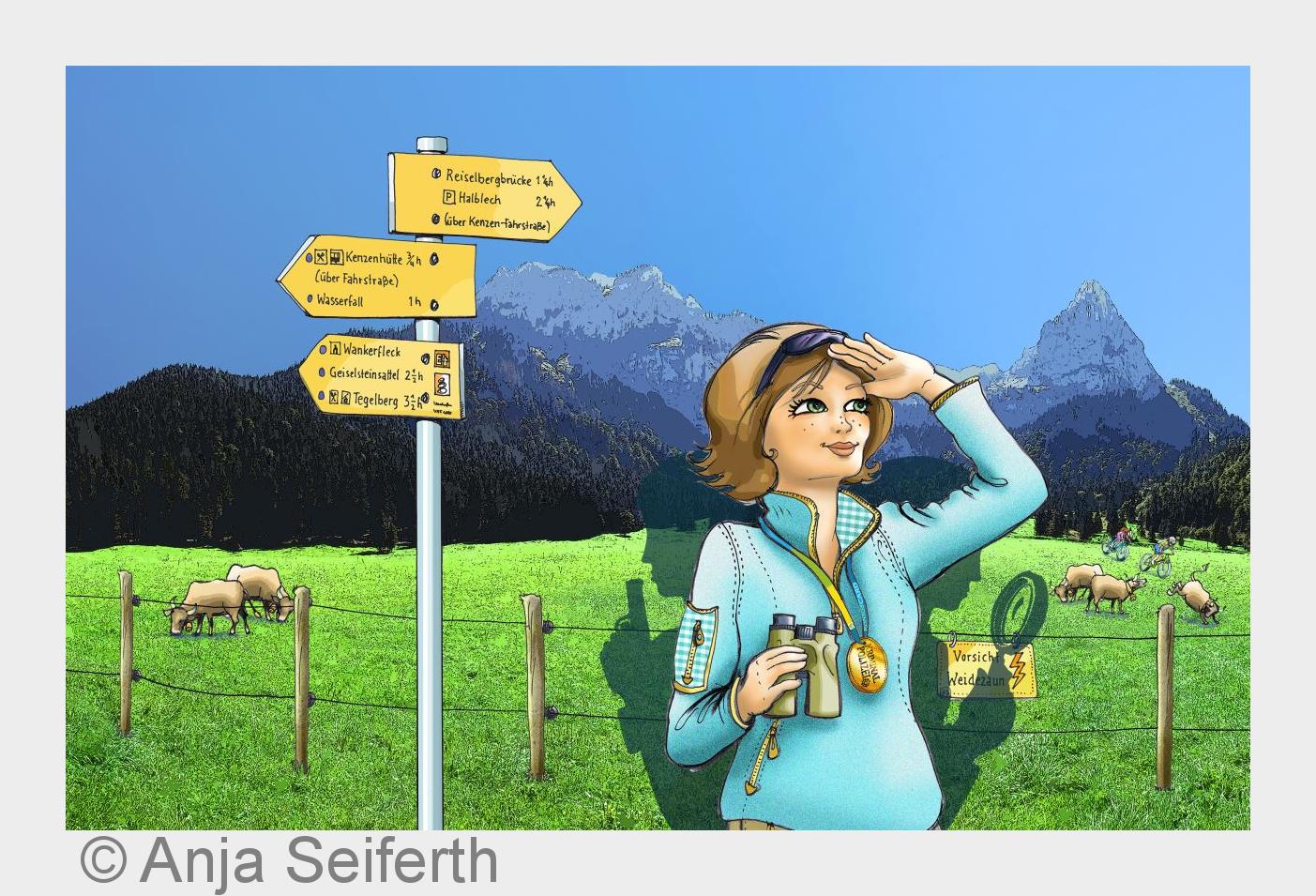 Die fesche Kommissarin Sissy König ermittelt im Alpenvorland (Bildquelle:©Anja Seiferth)