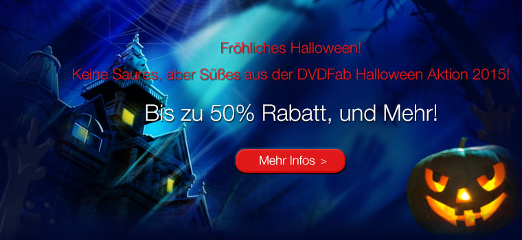 DVDFab Halloween Aktion 2015 DVDFab Halloween Aktion 2015