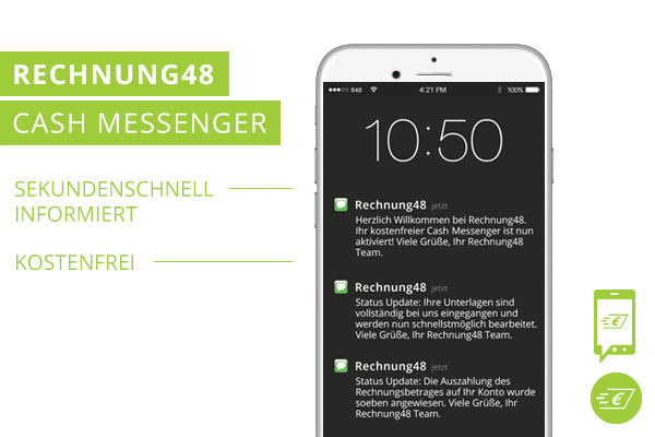 Krötenalarm! Der neue Cash Messenger von Rechnung48