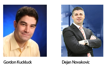 Gordon Kuckluck und Dejan Novakovic Gordon Kuckluck und Dejan Novakovic