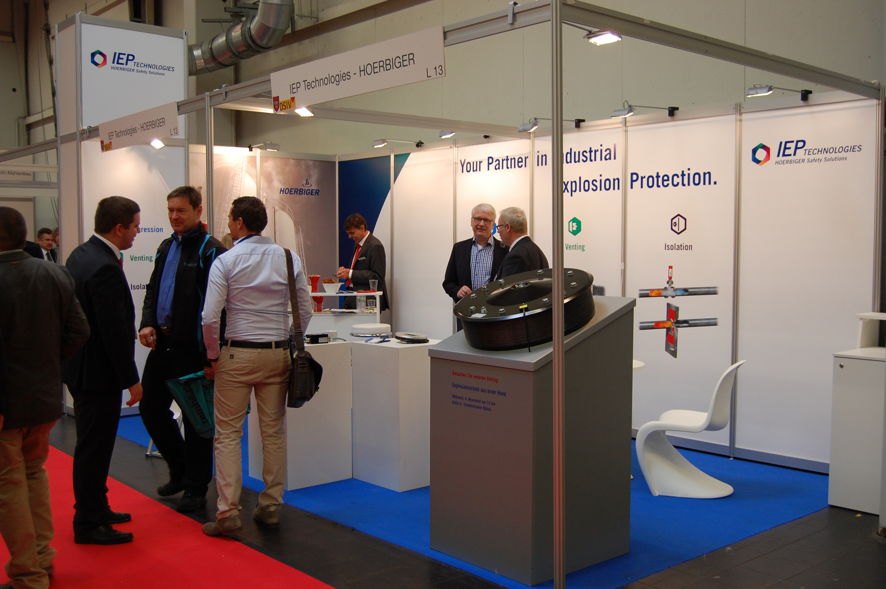 IEP Technologies Stand auf der SCHÜTTGUT 2015