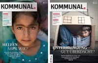 KOMMUNAL Cover Erstausgabe 11/ 2014 / Cover aktuelle Ausgabe 11/ 2015