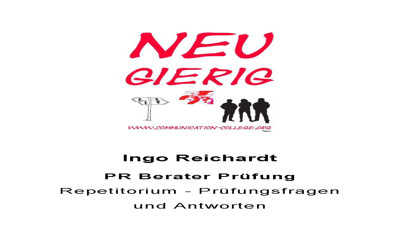 Neues Buch: PR Berater Prüfung Neues Buch: PR Berater Prüfung