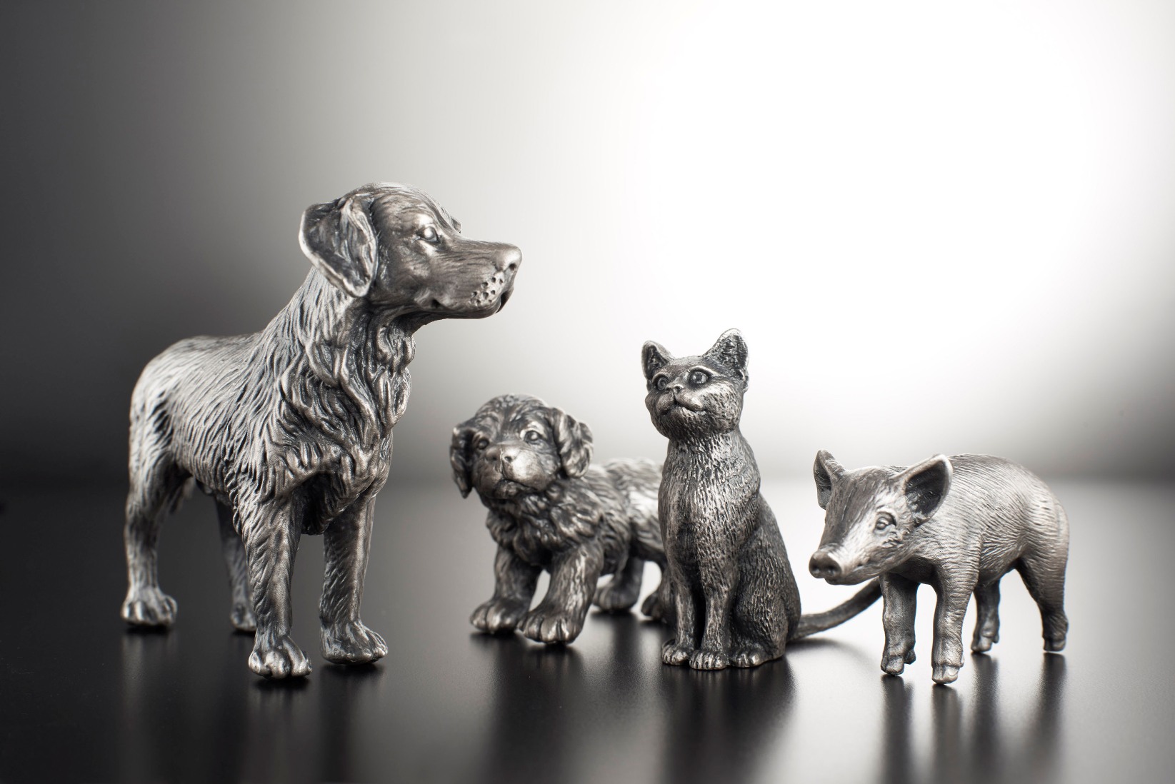 Tierfiguren von Degussa in Kooperation mit Schleich