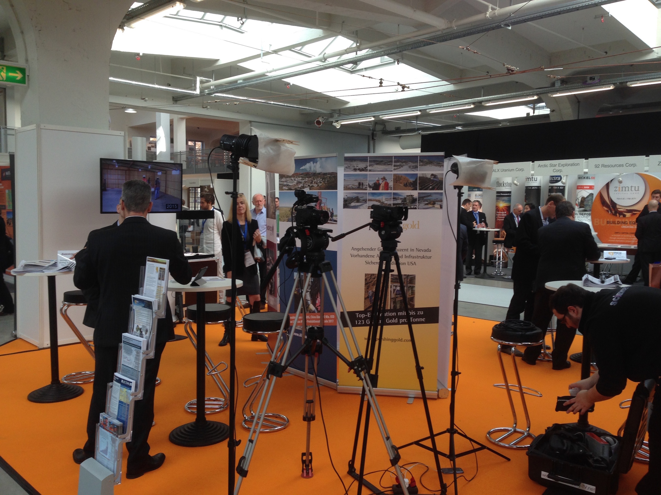 Stand Swiss Resource Capital AG, München, Edelmetallmesse 2015