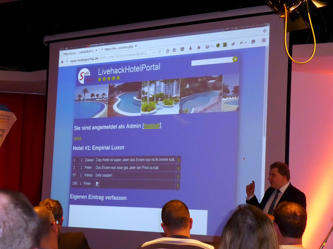 Die Veranstaltung?Live-Hacking?jeder ist betroffen?der Rüsselsheimer Volksbank im Opel-Forum. Die Veranstaltung?Live-Hacking?jeder ist betroffen?der Rüsselsheimer Volksbank im Opel-Forum.
