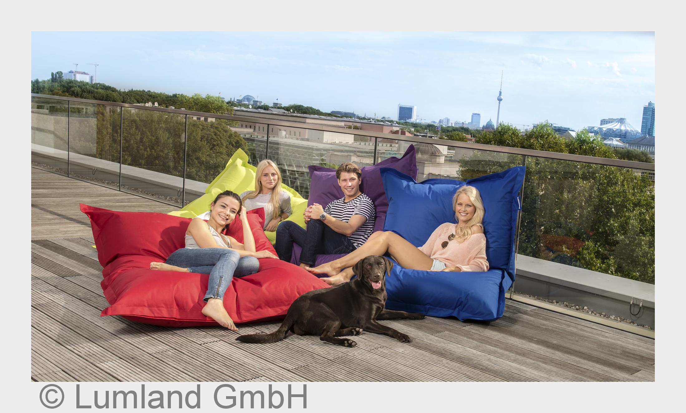 Lumaland Sitzsäcke (Bildquelle:©Lumland GmbH) Lumaland Sitzsäcke (Bildquelle:©Lumland GmbH)