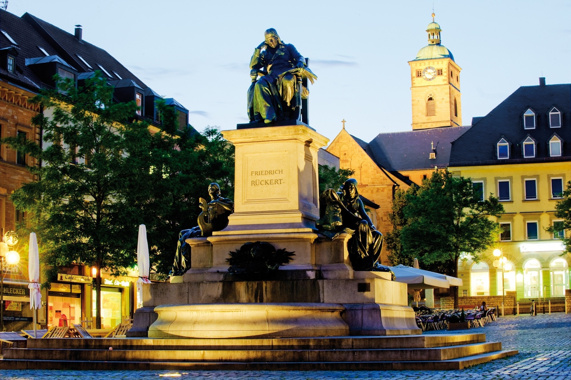 Rückert Denkmal, Schweinfurt, (c) FrankenTourismus / Schweinfurt / Hub