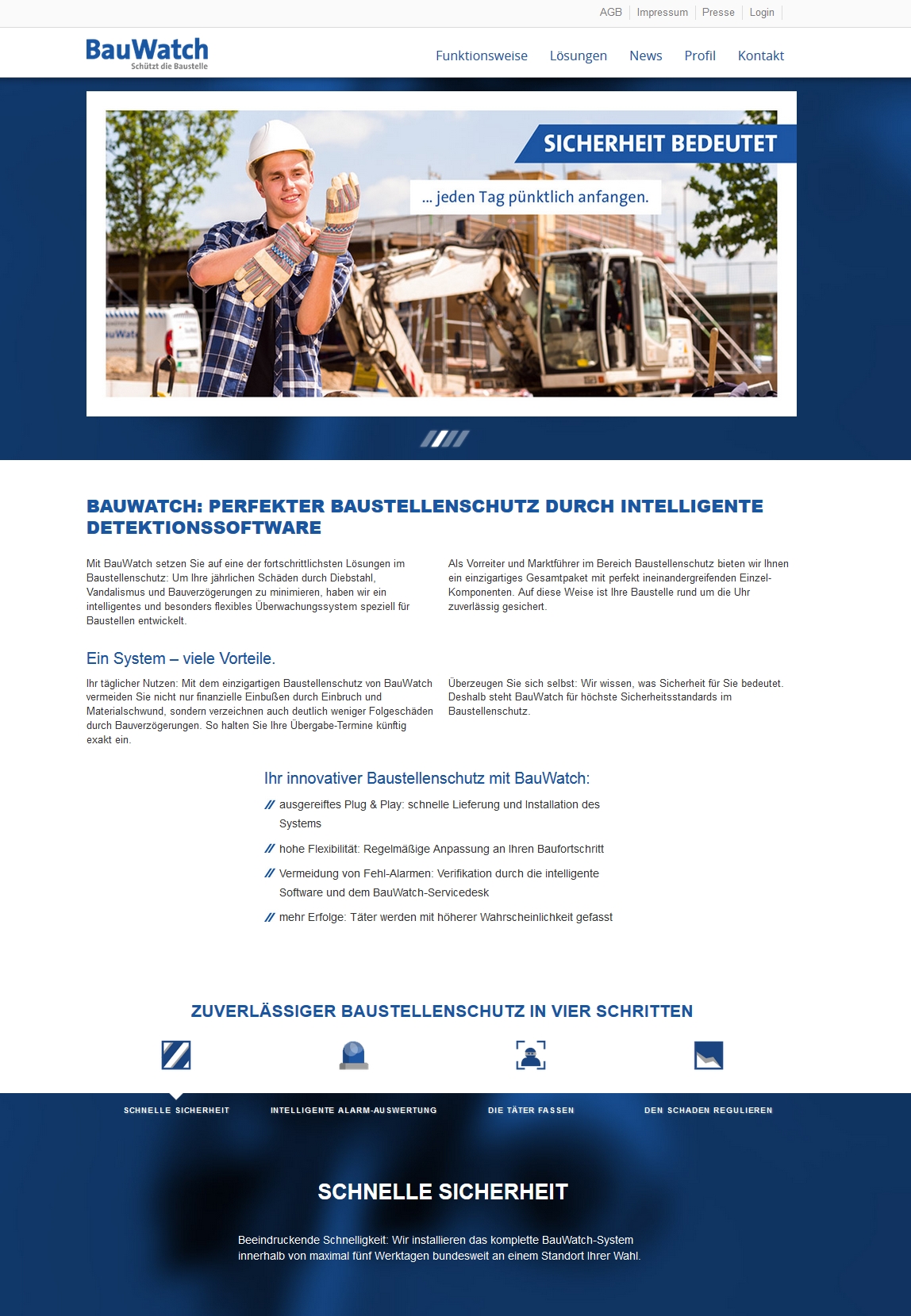 Klar strukturiert und mit allen wichtigen Informationen ausgestattet präsentiert sich die neue Webse