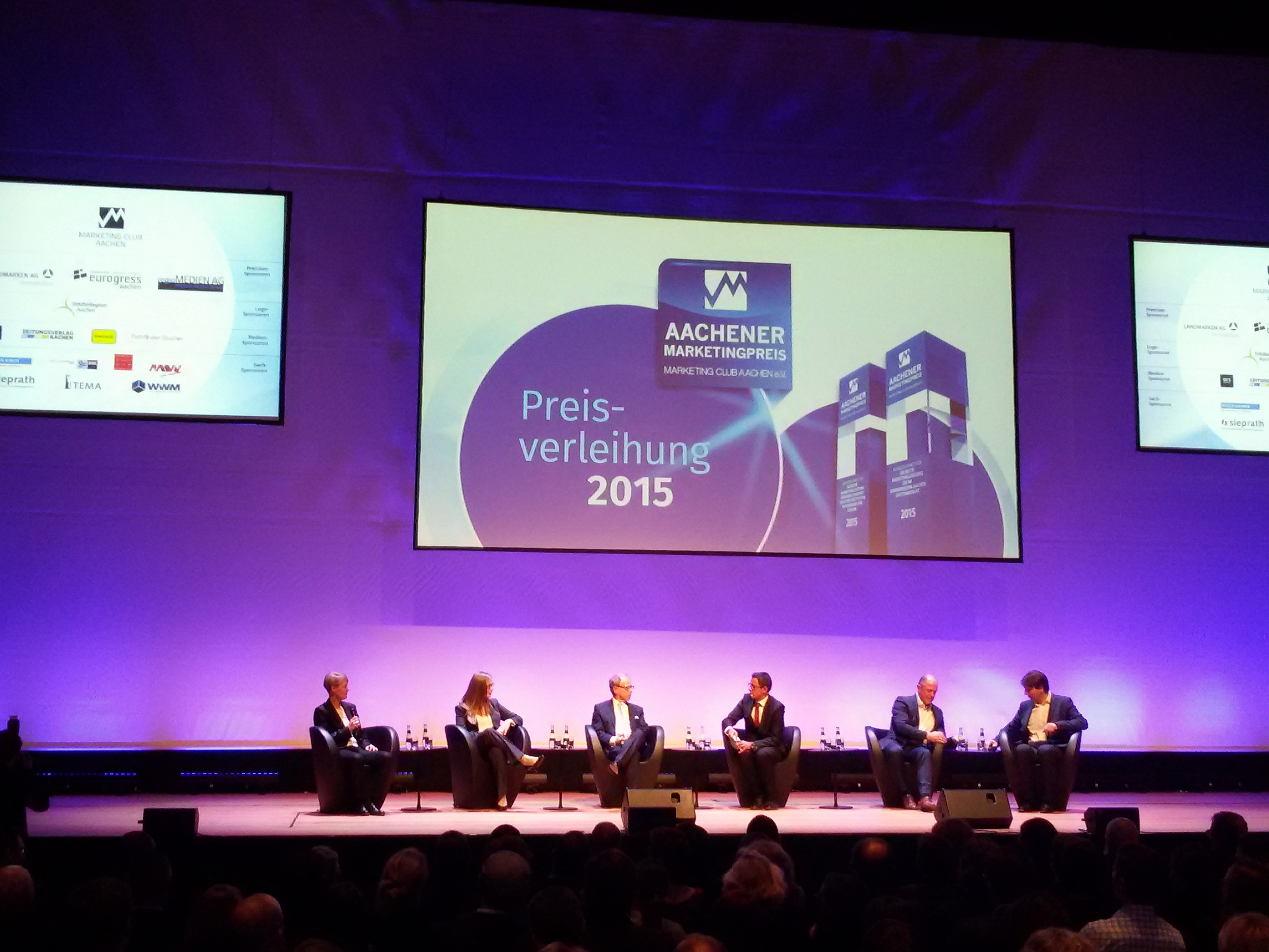 Erfolgsmodell: Im Eurogress verlieh der Aachener Marketing Club zum dritten Mal den Aachener Marketi