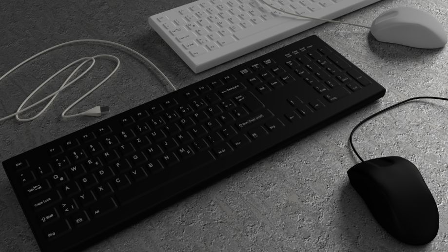 Abwaschbares Tastatur/Maus Set Abwaschbares Tastatur/Maus Set