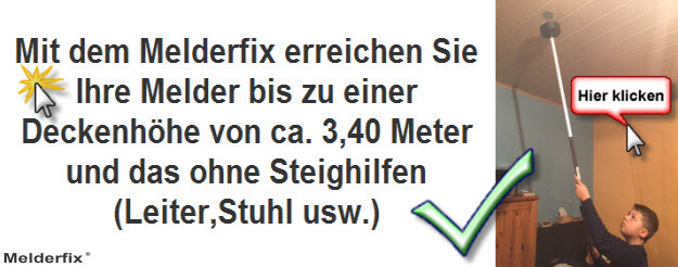 Melderfix-Installations und Wartungsgerät