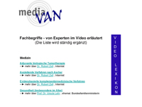 Video-Lexikon, unterstützt von Media Van TV-Prod. Video-Lexikon, unterstützt von Media Van TV-Prod.