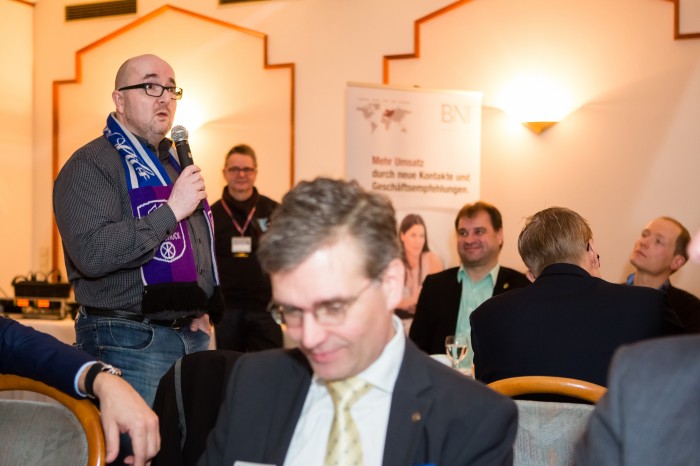 Beim wöchentlichen Unternehmerfrühstück des BNI-Teams lernen sich die Mitglieder und Gäste besser ke