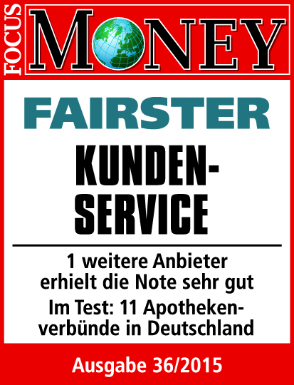 Auszeichnung FOCUS MONEY Fairster Kunden-Service Auszeichnung FOCUS MONEY Fairster Kunden-Service