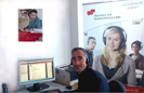 Dozent im Online-Unterricht Dozent im Online-Unterricht