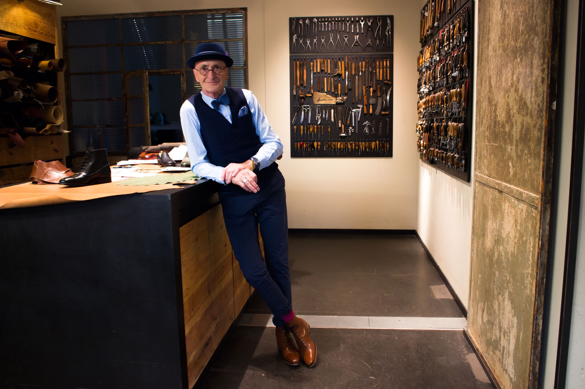 Günther Krabbenhöft beim Berliner Schuhmachermeister Meisterschuh Günther Krabbenhöft beim Berliner Schuhmachermeister Meisterschuh