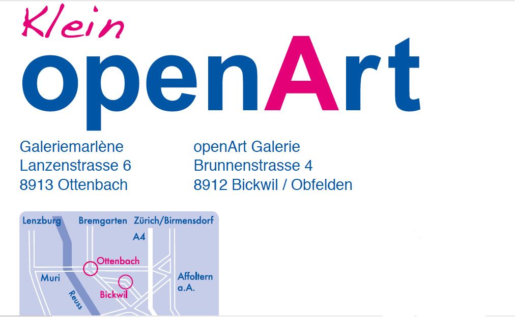 Einladung zur Klein openart mit Kunstwerken von 30 namhaften Künstler(innen) Einladung zur Klein openart mit Kunstwerken von 30 namhaften Künstler(innen)