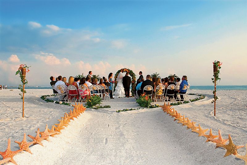 Strände, Meer, Sonne: Die perfekten Voraussetzungen für die Hochzeit