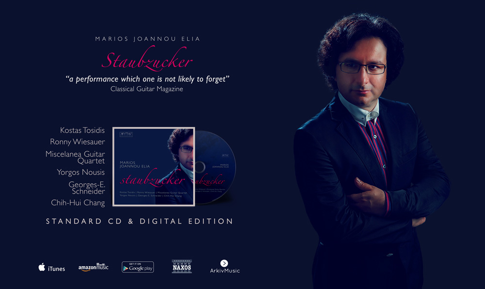 Marios Joannou Elias neue CD Staubzucker