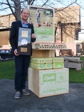 Eierdisplay vom Sennhof in Rankweil wurde Produkt Champion 2015