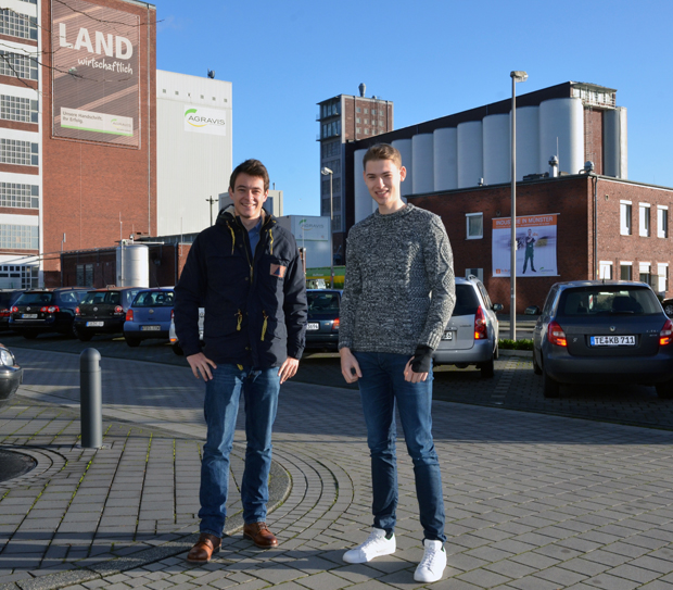 Felix Achtermann (l.) und David Major von der AGRAVIS Raiffeisen AG Felix Achtermann (l.) und David Major von der AGRAVIS Raiffeisen AG