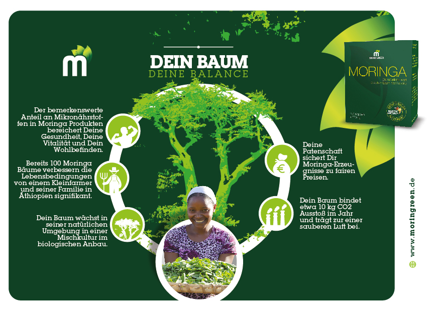 Moringreen - mit dem Moringa Baum gesund bleiben und Entwicklung fördern Moringreen - mit dem Moringa Baum gesund bleiben und Entwicklung fördern