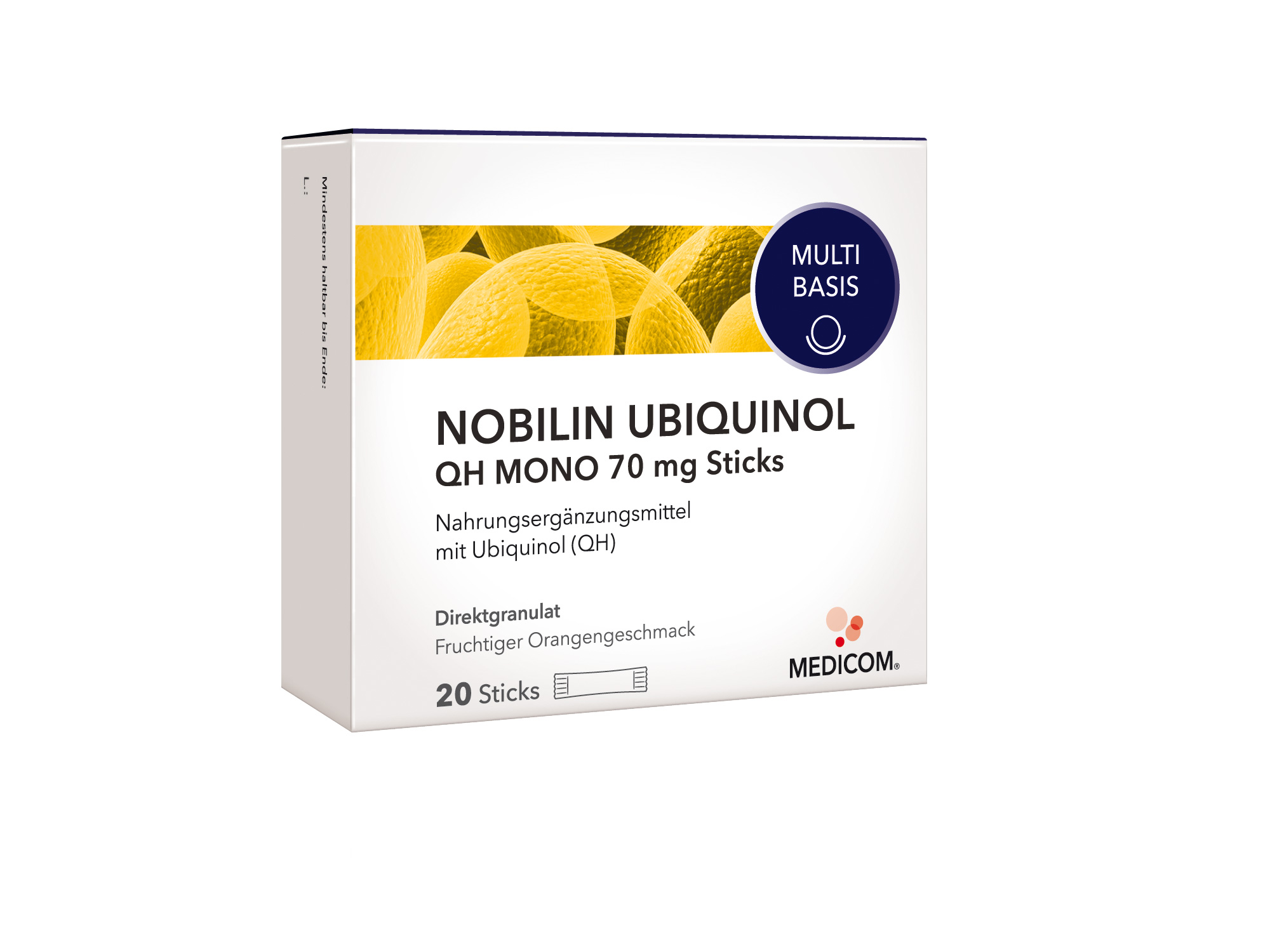 NOBILIN UBIQUINOL jetzt als wohlschmeckendes Direktgranulat