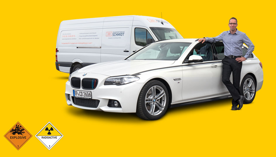 Transportservice Schmidt - Der Unternehmer mit Fahrzeugen aus seinem Fuhrpark