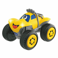 Der gelbe Billy BigWheel von Chicco bringt Jungen-Augen zum Strahlen, 