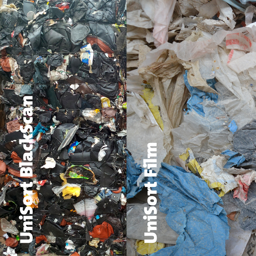 Material der UniSort BlackScan und der UniSort Film