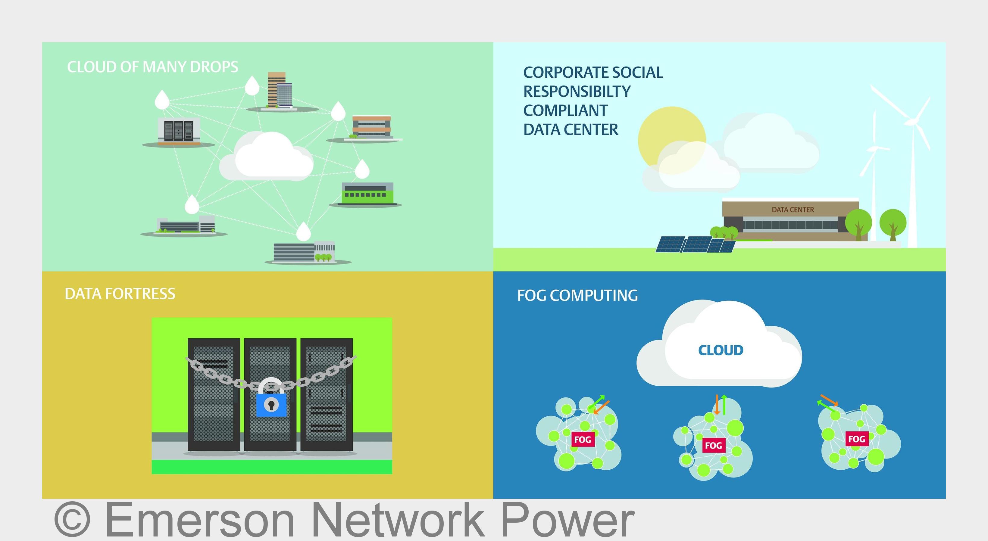 Die vier neuen Modelle für Rechenzentren. (Bildquelle:©Emerson Network Power) Die vier neuen Modelle für Rechenzentren. (Bildquelle:©Emerson Network Power)