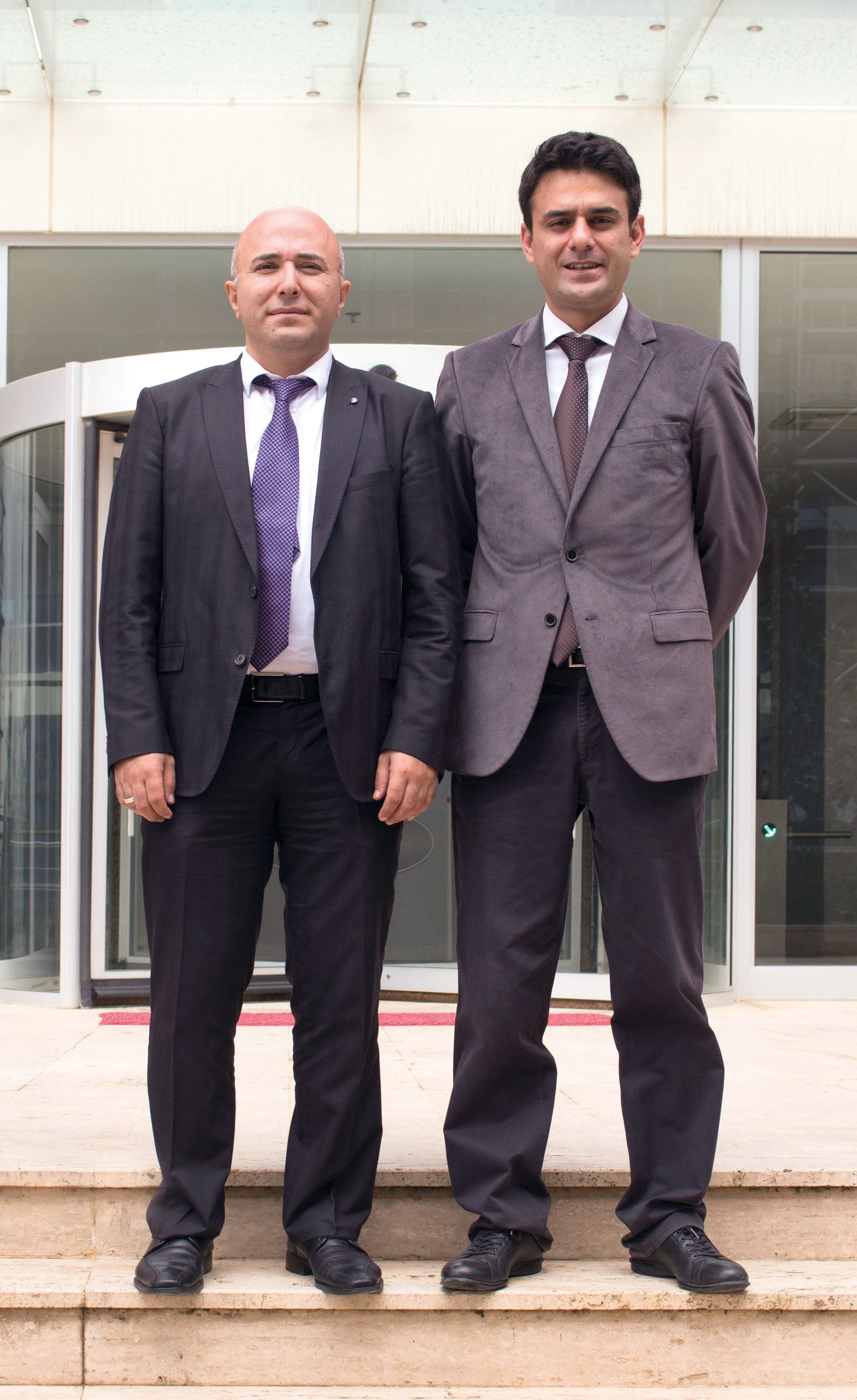 Der Geschäftsführer Ramazan Ergin (links) und der National Sales Manager Alper Sahin Der Geschäftsführer Ramazan Ergin (links) und der National Sales Manager Alper Sahin