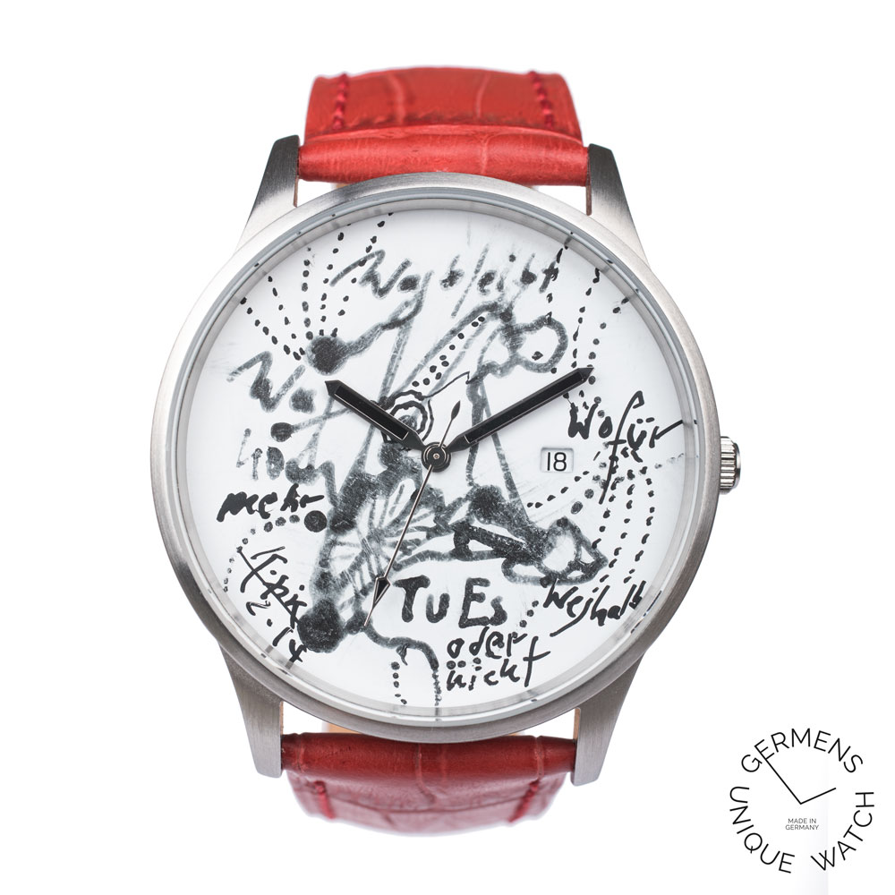 GERMENS Unique-Watch TU ES - Jede Uhr ein Künstleroriginal