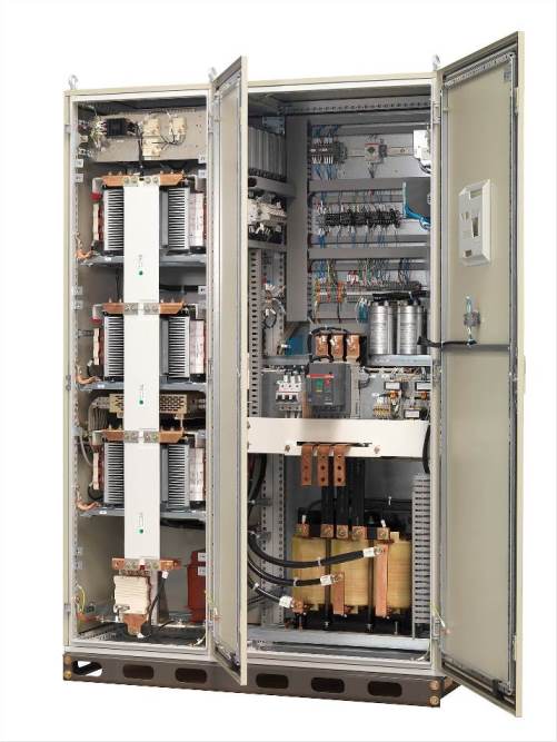 Green Line 1000 reactive current converter for long-term grid stability of wind turbines.