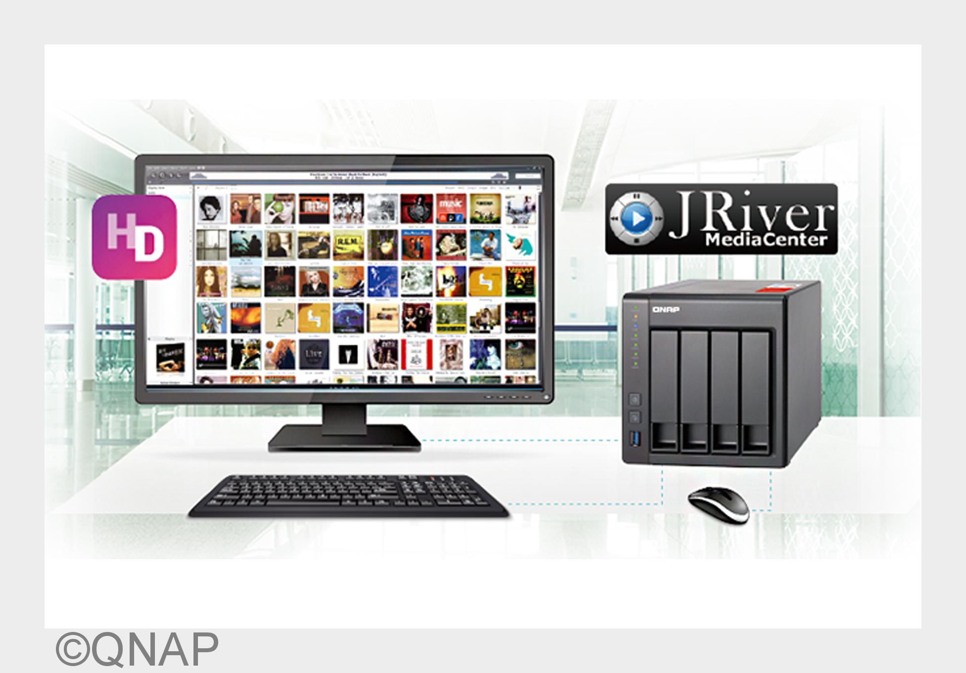NAS-Hersteller QNAP verbessert Medienverwaltung auf dem NAS mit JRiver Media Center (Bildquelle: QNA NAS-Hersteller QNAP verbessert Medienverwaltung auf dem NAS mit JRiver Media Center (Bildquelle: QNA