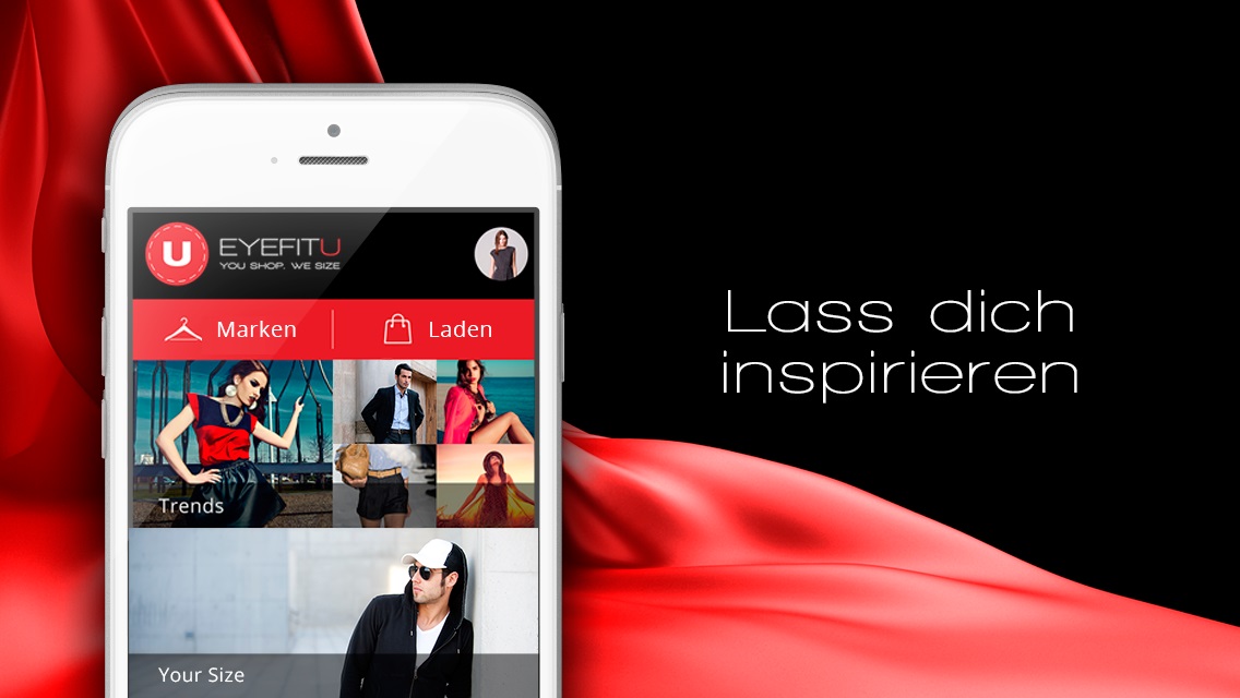 EyeFitU - deine persönliche Shopping und Größen App EyeFitU - deine persönliche Shopping und Größen App