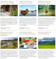 Bausteine des Reisekonfigurators Nord Vietnam