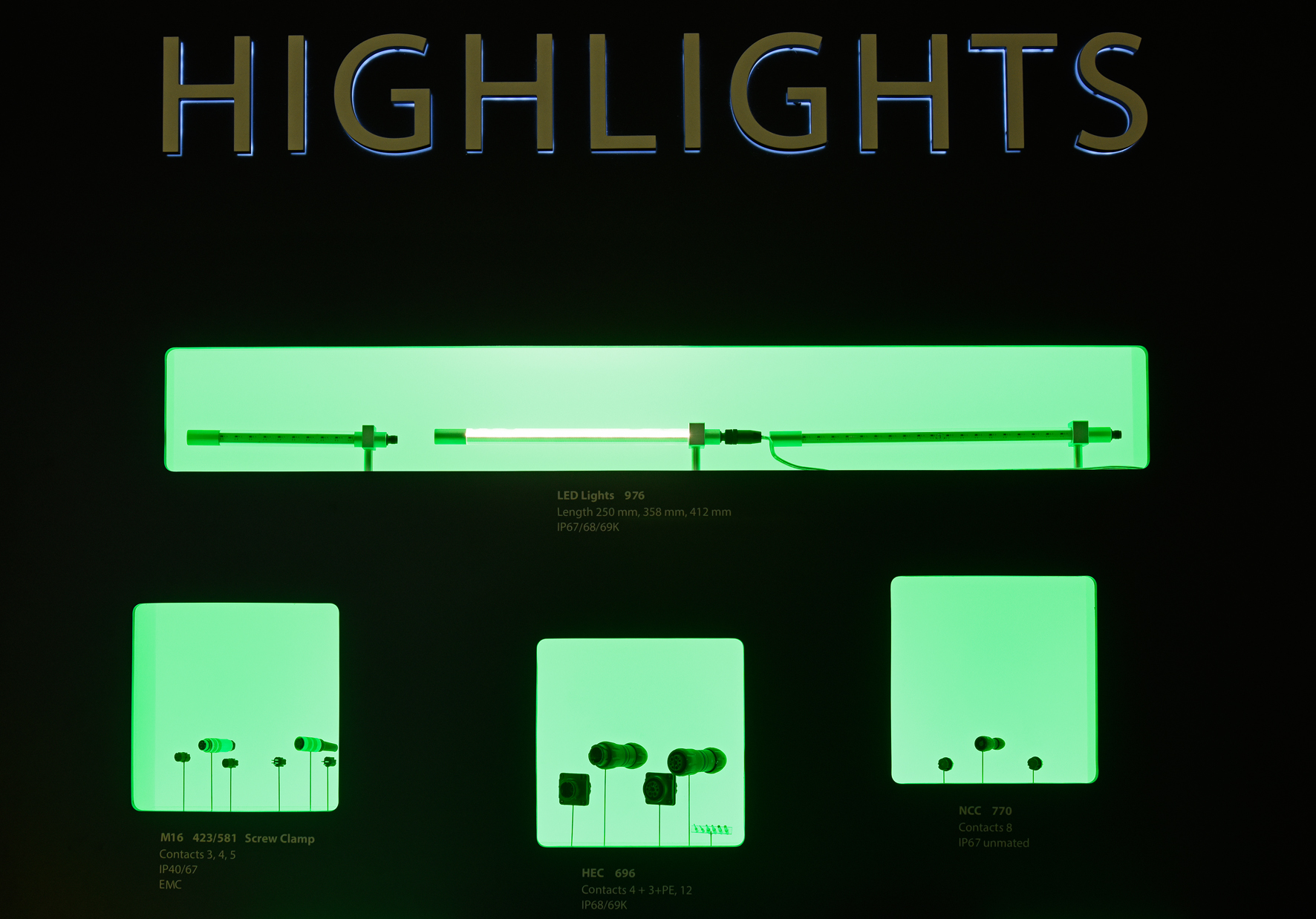 So sah die Präsentation der Produkthighlights auf der SPS aus.