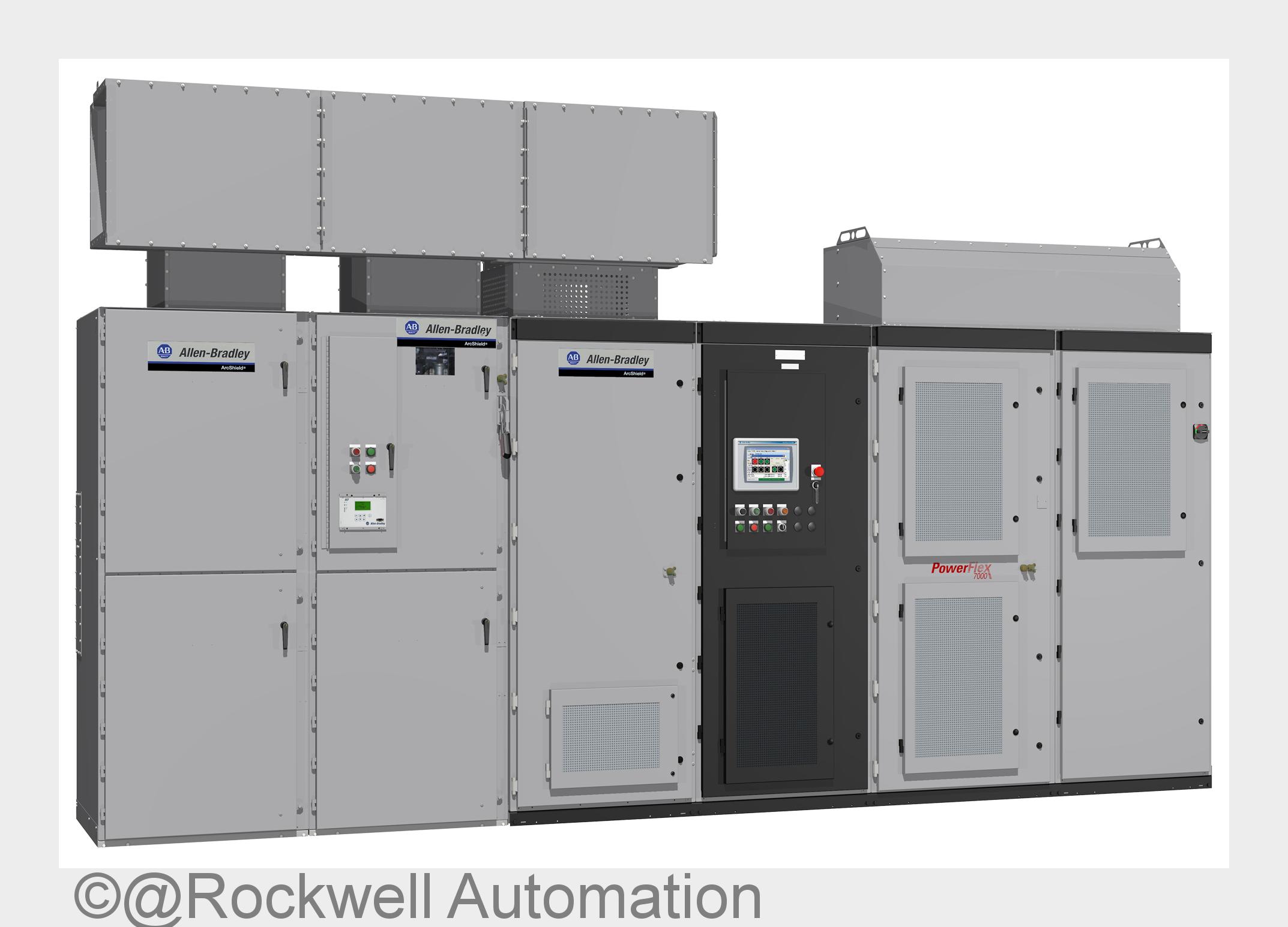 PowerFlex 7000 mit ArcShield-Technologie (Bildquelle: @Rockwell Automation) PowerFlex 7000 mit ArcShield-Technologie (Bildquelle: @Rockwell Automation)