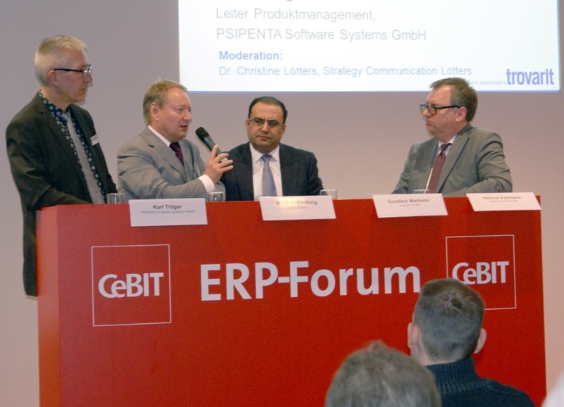 Podium unter Leitung von Dr. Christine Lötters?CeBIT 2015 Podium unter Leitung von Dr. Christine Lötters?CeBIT 2015