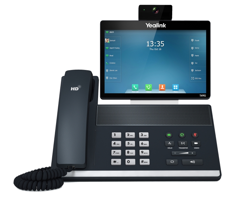 Modernste Funktionen und branchenführende Video- und Tonqualität: das SIP VP-T49 von Yealink.