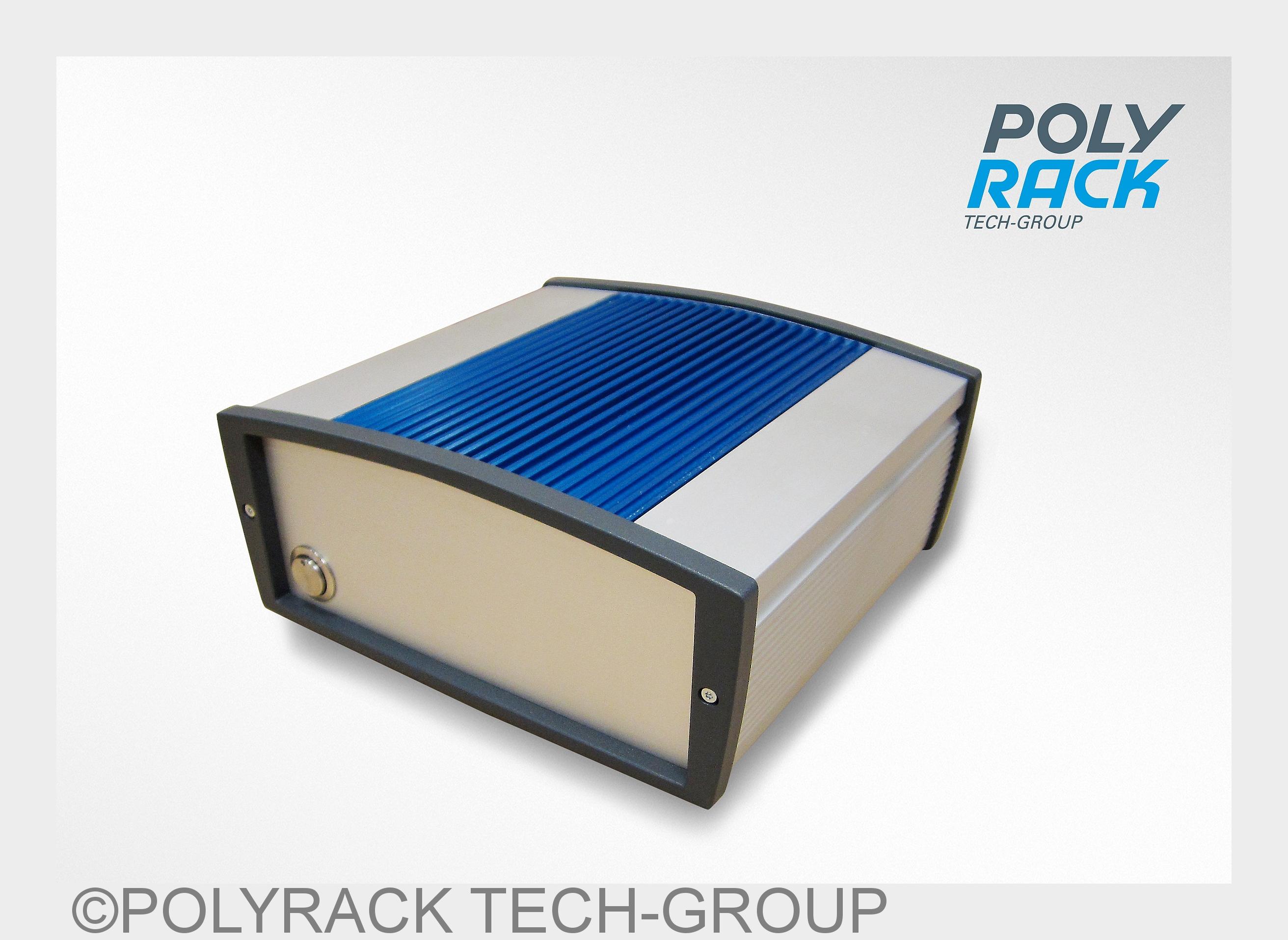 POLYRACK Gehäuseserie SmarTEC - ausgebaut als passiv gekühlter Mini-PC für hochwertige Systeme. (Bil POLYRACK Gehäuseserie SmarTEC - ausgebaut als passiv gekühlter Mini-PC für hochwertige Systeme. (Bil