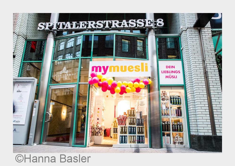 mymuesli Shop in der Spitalerstraße 8 in Hamburg (Bildquelle: Hanna Basler)