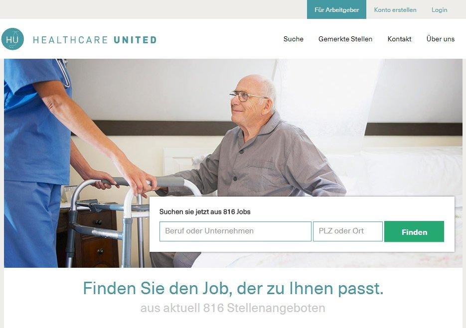 Das medizinische Jobportal HealthCare United mit neuem Webauftritt Das medizinische Jobportal HealthCare United mit neuem Webauftritt