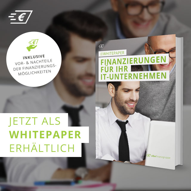 Kostenfreies Whitepaper zum Thema „Finanzierung für kleine und mittelständische IT-Unternehmen“ Kostenfreies Whitepaper zum Thema „Finanzierung für kleine und mittelständische IT-Unternehmen“