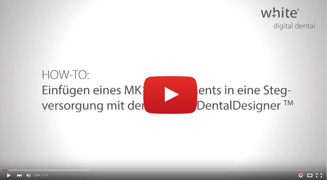 white bietet KnowHow in Form von Supportvideos auf YouTube