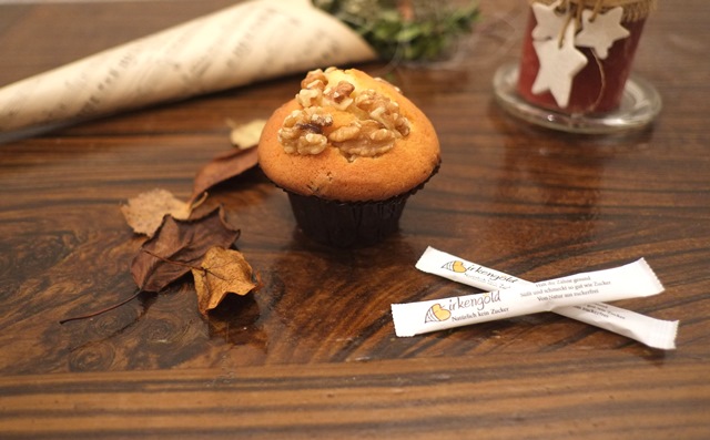 Weihnachtliche Kürbismuffins mit Birkenzucker Weihnachtliche Kürbismuffins mit Birkenzucker